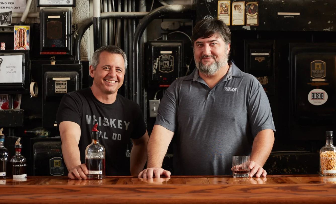 Dave and Jay, founders of Reservoir Distillery