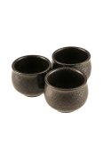 Sake Cup Charcoal Grey
