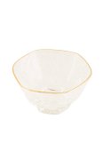 Gold Lined Crystal Sake Cup