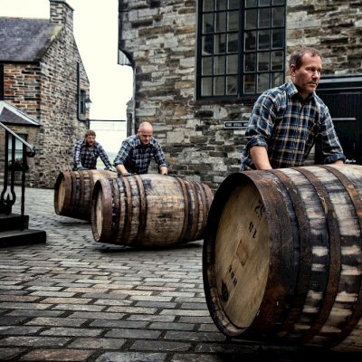 Rolling out the barrel at Highland Park distillery